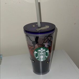 Starbucks Halloween Tumbler with Straw
